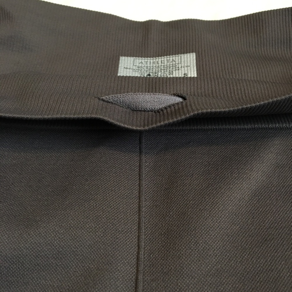 Athleta | Solid Gray Capris Cropped Leggings - image 5